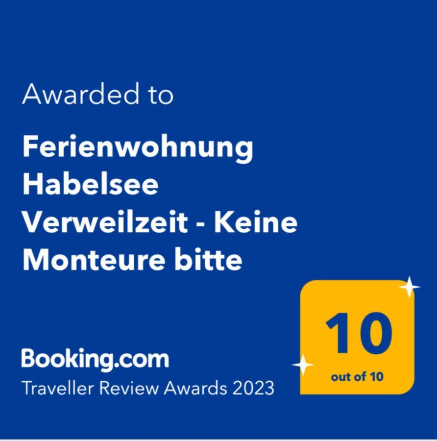 Ferienwohnung Habelsee Verweilzeit - Keine Monteure bitte Ohrenbach Exterior foto